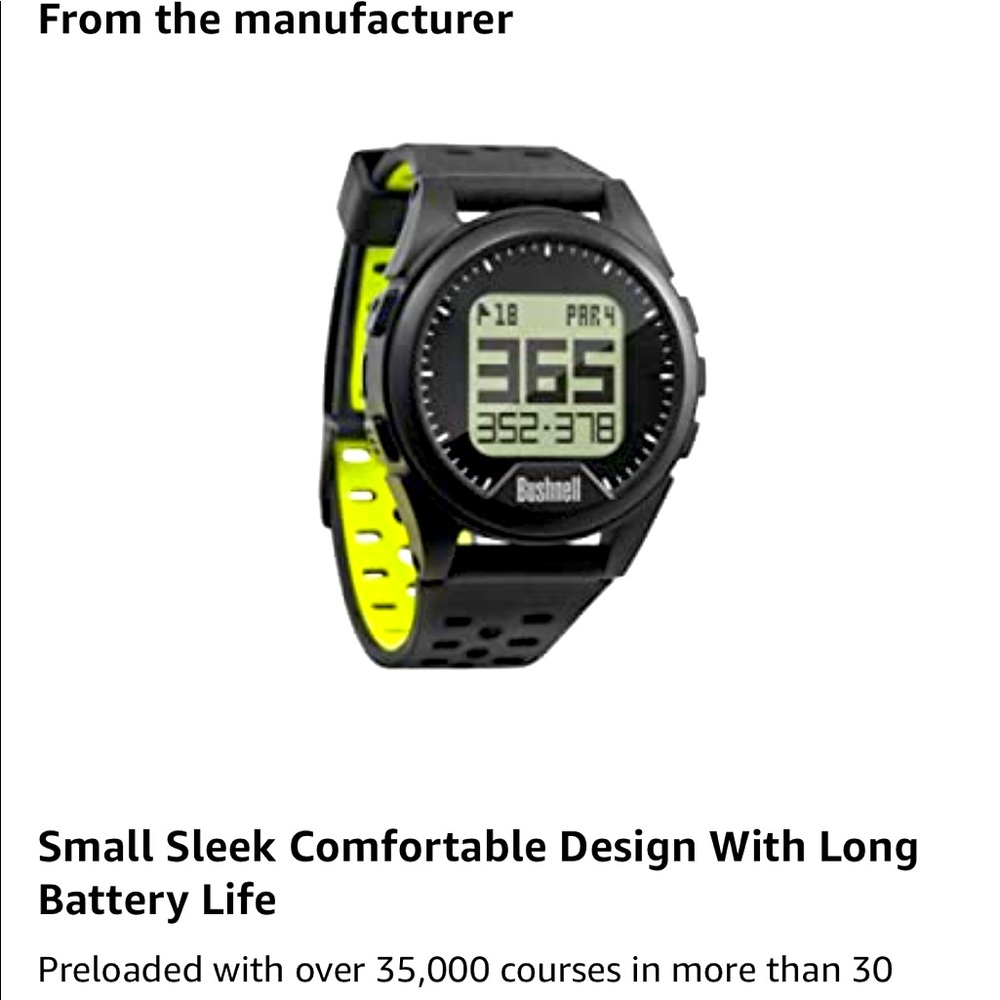 Bushnell neo ion Golf watch